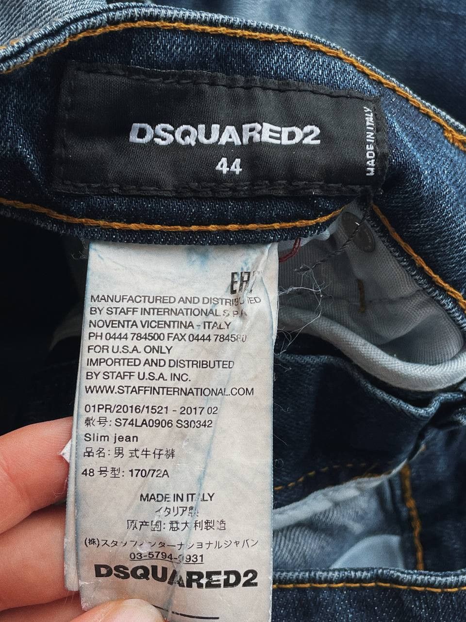 Dsquared2 Dsquared2 Jeans Blue Paint Distressed Size US 28 / EU 44 - 14 Thumbnail