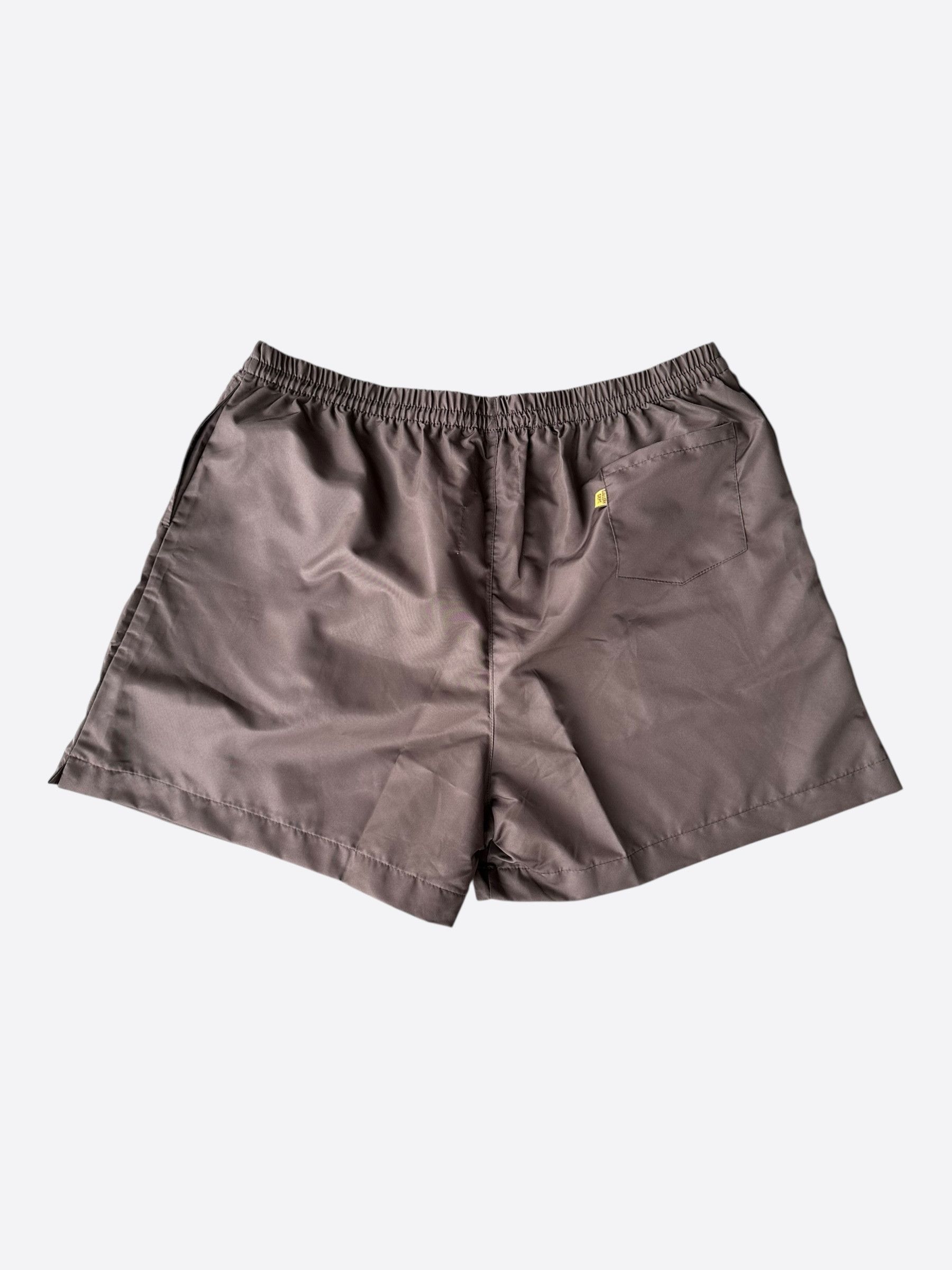 Gallery Dept. Gallery Dept Brown & White Embroidered Logo Zuma Shorts Size US 38 / EU 54 - 2 Thumbnail