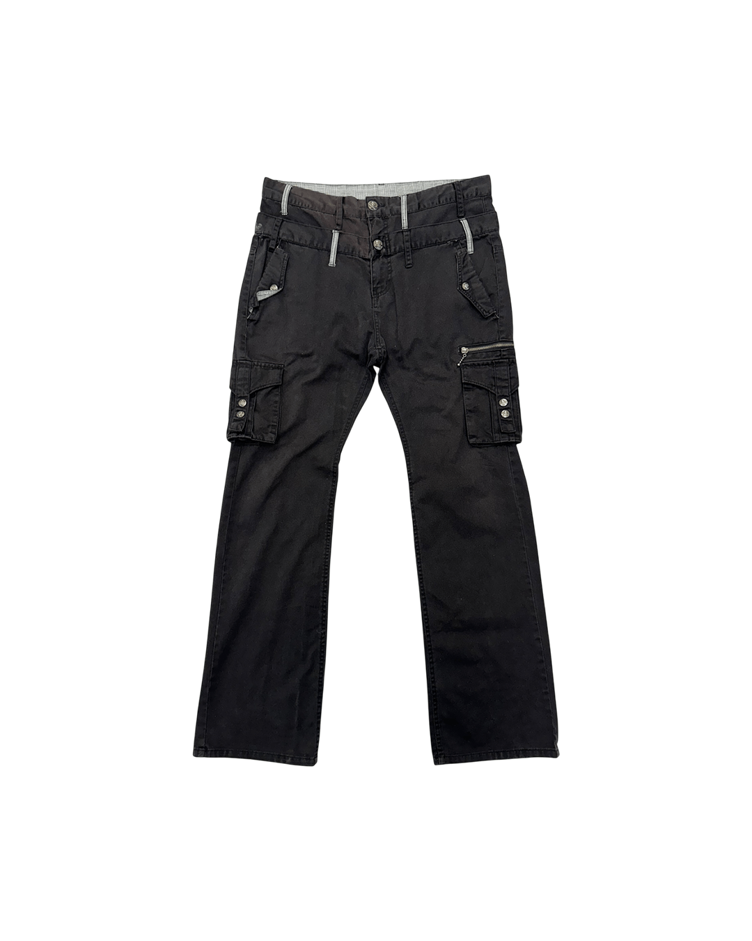 Japanese Brand Doublefocus Double Waist Cargo Pants Size US 36 / EU 52 - 1 Thumbnail