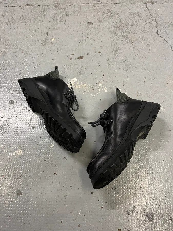 Prada FW1999 Prada Black Premium Leather Vibram Boots Size US 7.5 / IT 37.5 - 3 Thumbnail