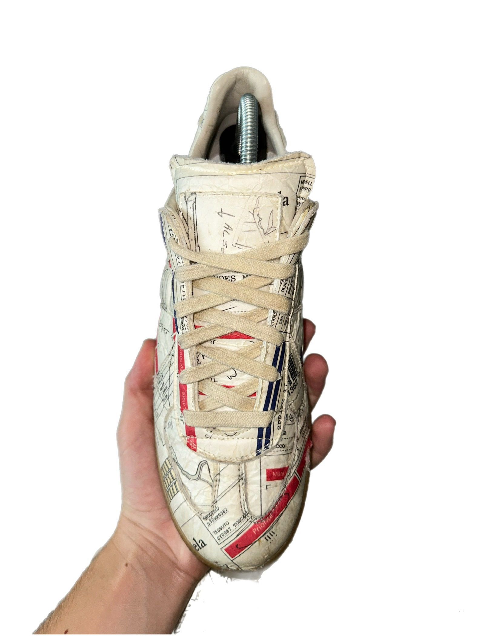 Maison Margiela Maison Margiela GAT “Paper / Collage Print” Rare Size US 8 / EU 41 - 8 Thumbnail