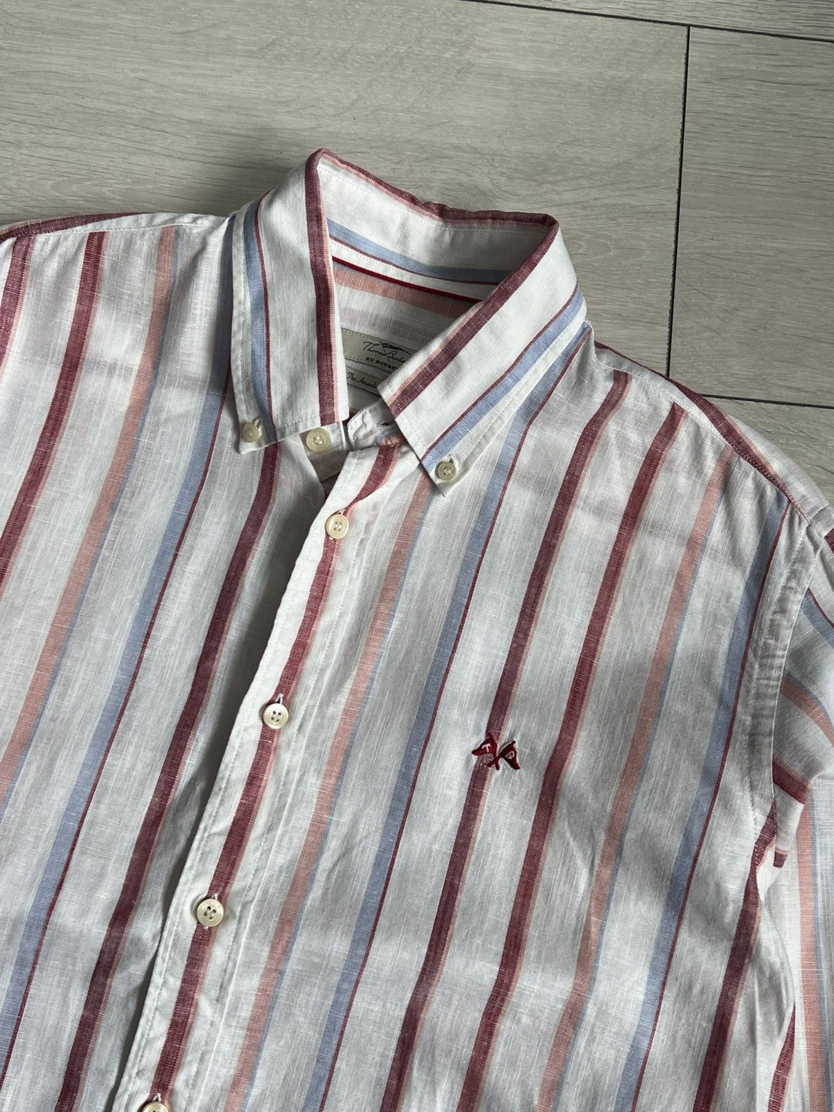 Burberry Thomas Burberry Vintage Button Down Shirt Size US M / EU 48-50 / 2 - 5 Thumbnail