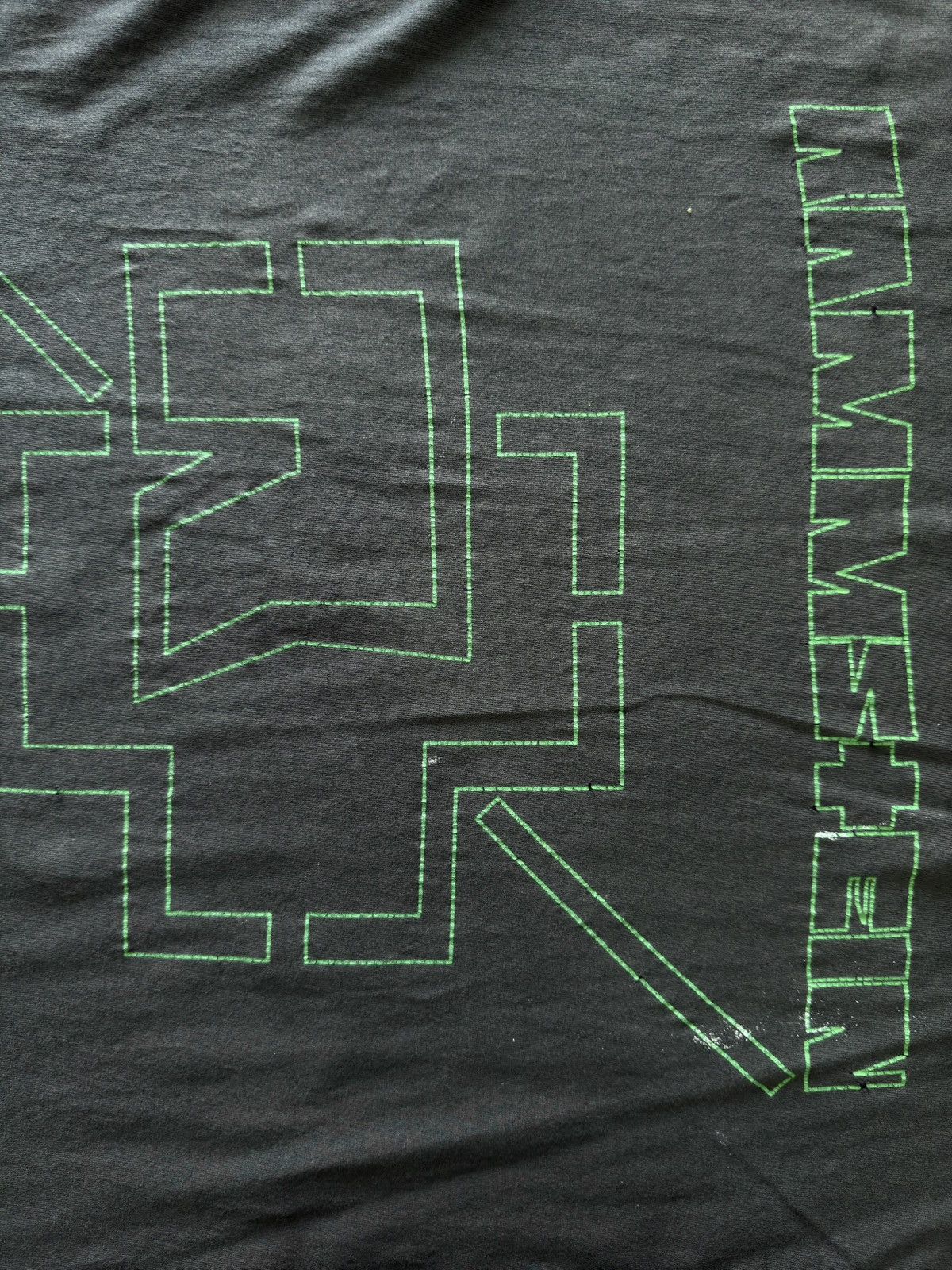 Band Tees × Vintage 2003 Rammstein World Tour 2001/2002 Mutter 00s Vintage Shirt Size US L / EU 52-54 / 3 - 12 Thumbnail