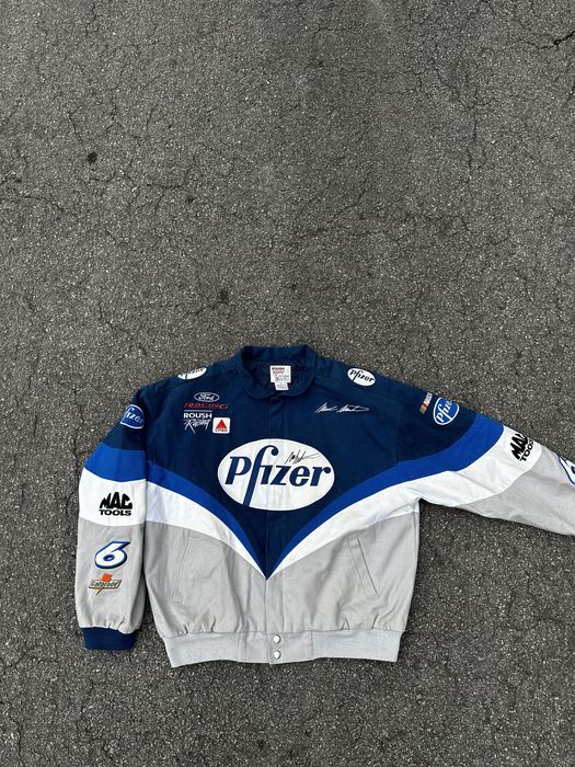 Vintage Vintage Pfizer Racing Jacket *SIGNED | Grailed