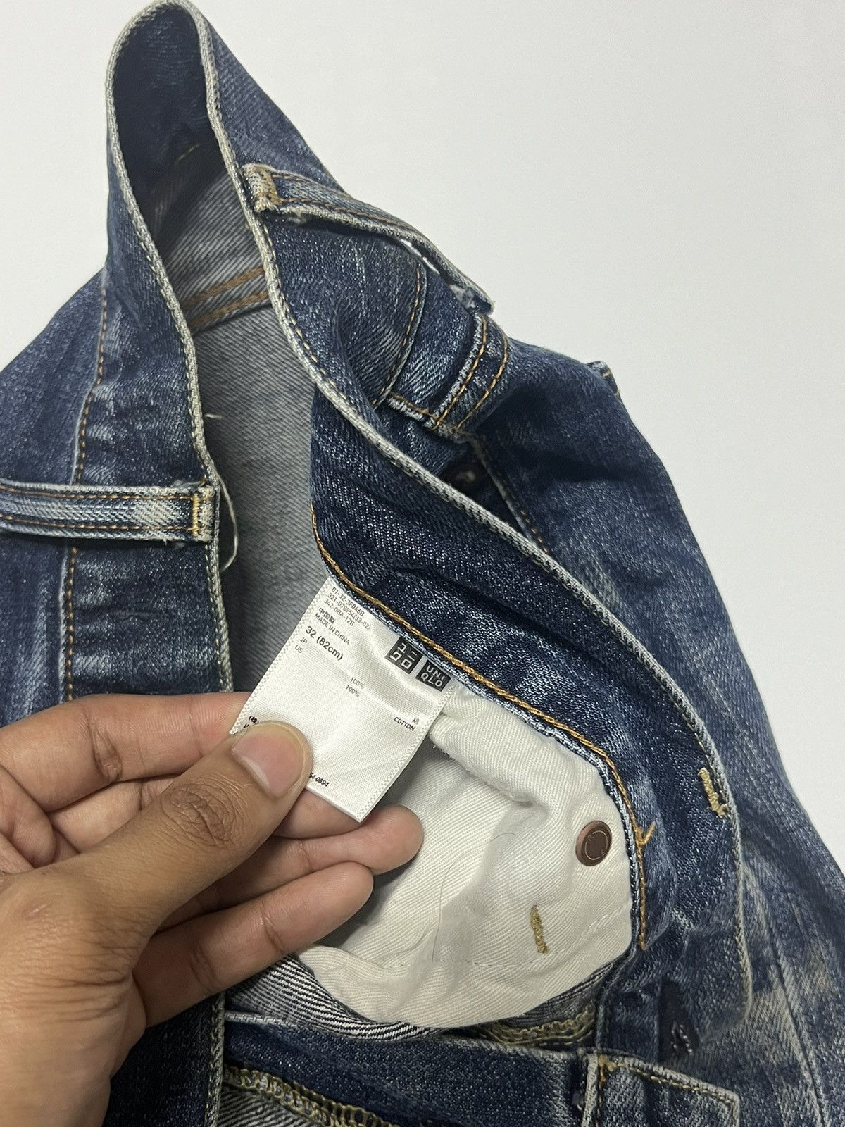Uniqlo Vintage Uniqlo UJ Distressed Denim Size US 33 - 7 Thumbnail
