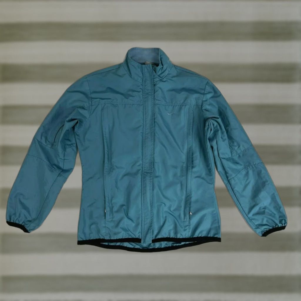 Nike Nike Women's XS Vintage Full Zip Windbreaker Jacket Sz XS Blue Windbreaker Sports Running & Jogging Size XS / US 0-2 / IT 36-38 - 1 Thumbnail