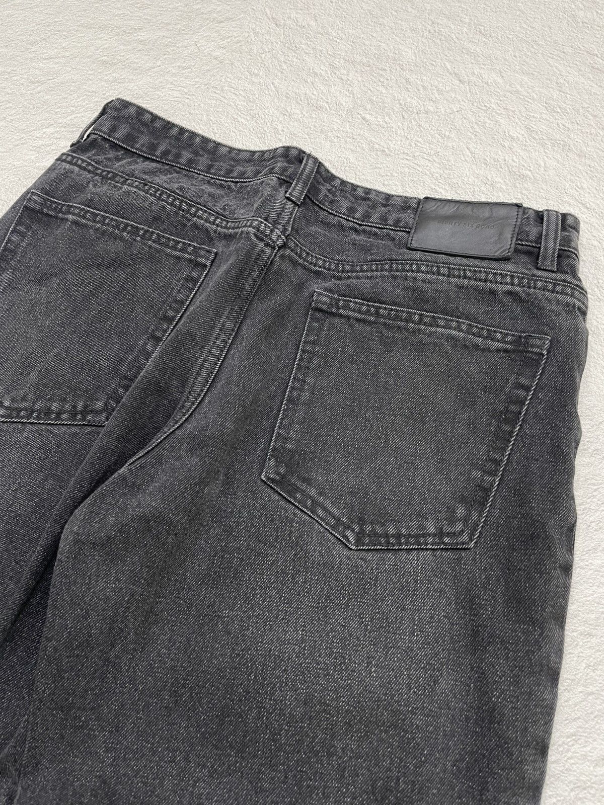 Japanese Brand 2000s Eight Six Black Jeans Wash Y2K Size US 31 - 8 Thumbnail