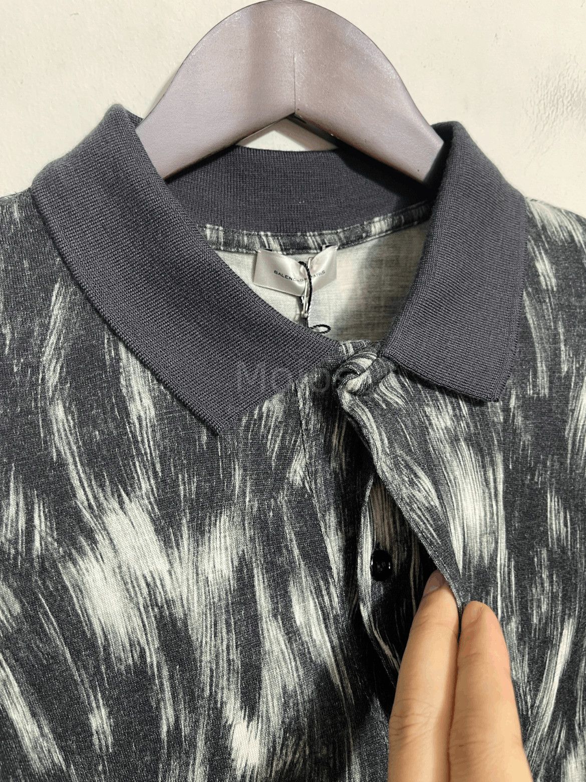 Balenciaga Balenciaga Fur Pattern Polo-2508 Size US XL / EU 56 / 4 - 3 Thumbnail