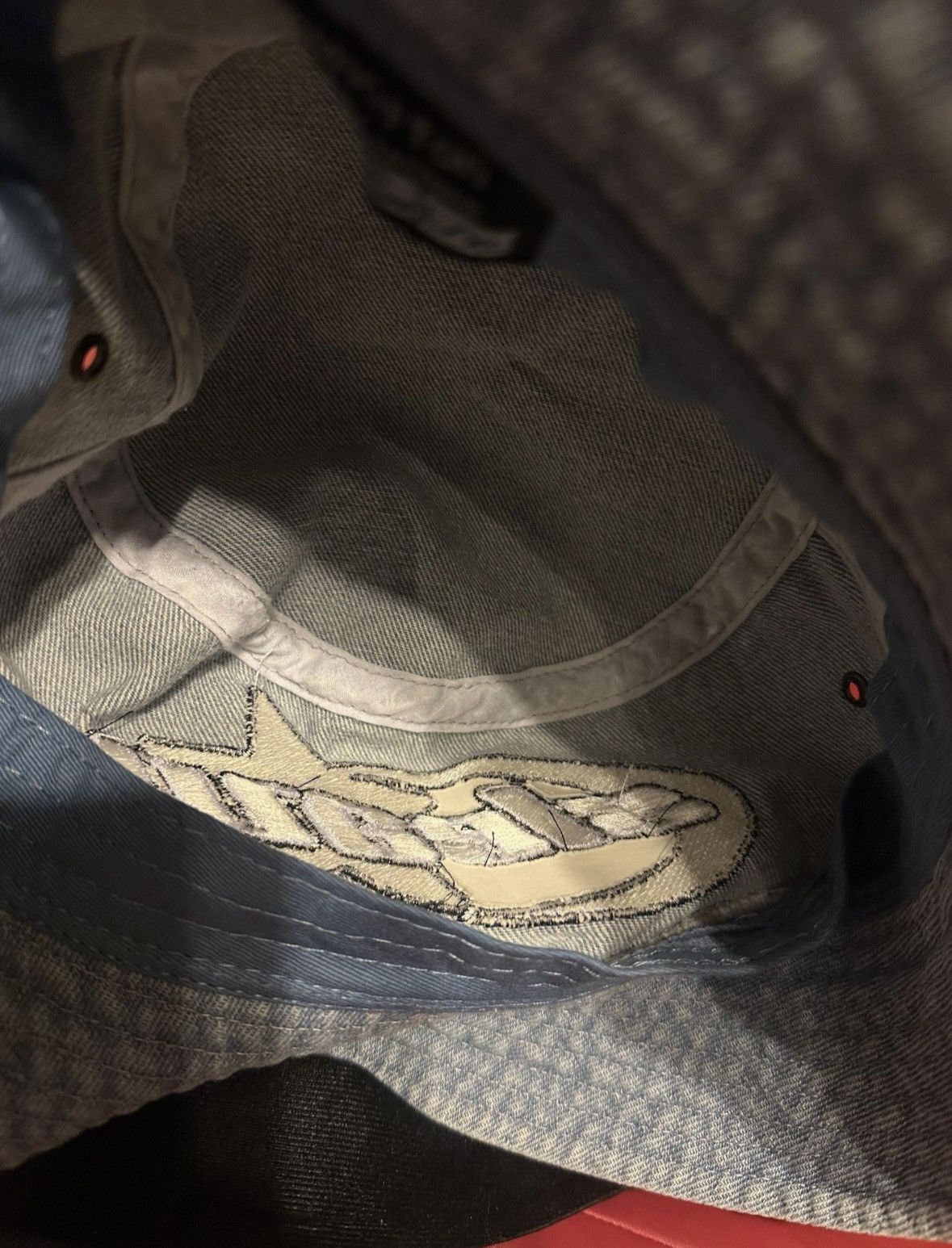 Vintage Vintage Sleazy Star Bucket Hat Y2K Denim Streetwear Grail Size ONE SIZE - 4 Thumbnail