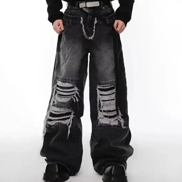Japanese Brand Japanese Opium Ripped pants Size US 28 / EU 44 - 1 Thumbnail