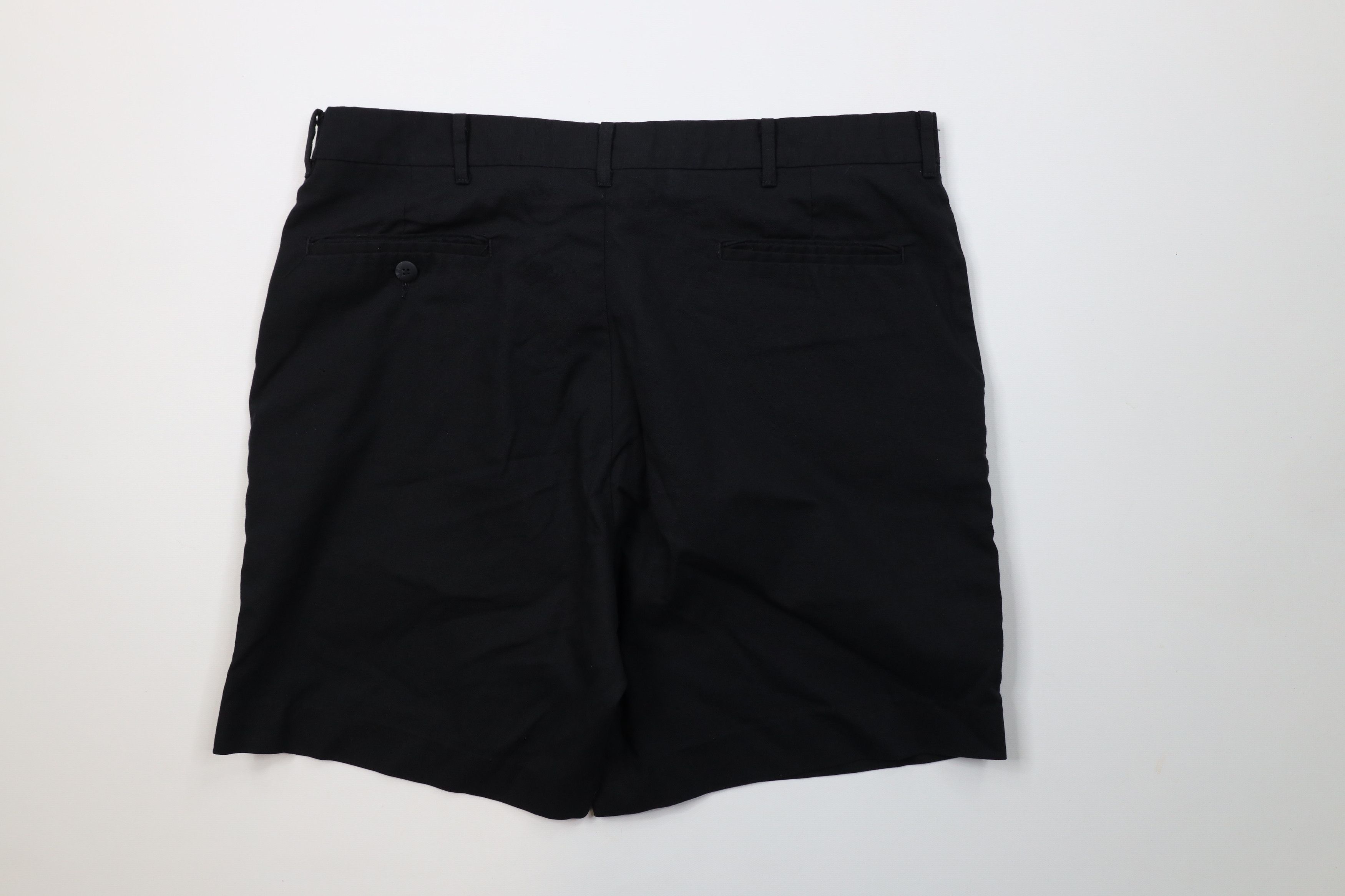 Vintage Vintage 90s Streetwear Above Knee Golf Chino Shorts Black Size US 36 / EU 52 - 8 Thumbnail