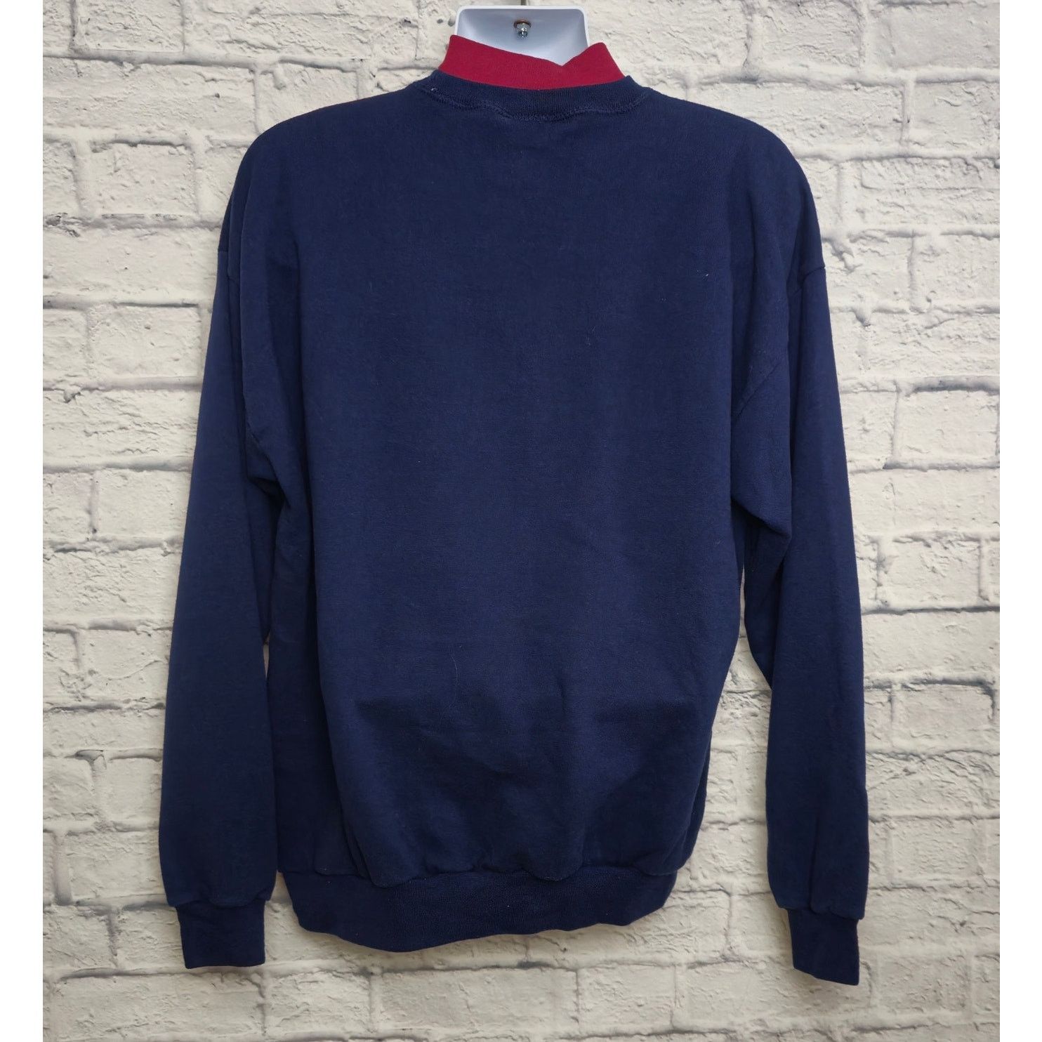 Vintage Vtg Alabama Sweatshirt XL by Santee Navy Red Made in USA Size XL / US 12-14 / IT 48-50 - 2 Thumbnail