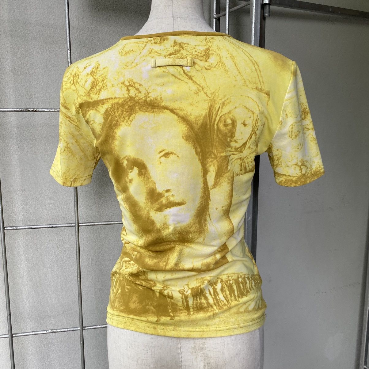 Jean Paul Gaultier Jean Paul Gaultier 1998 Jesus Christ Face Top T-Shirt Size S / US 4 / IT 40 - 8 Thumbnail