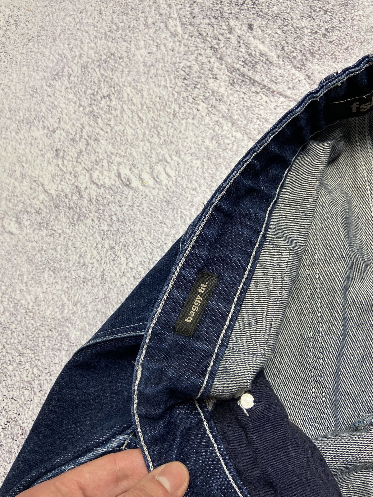 Japanese Brand Rare FSBN Rap Pants Hip Hop Baggy Jeans Avant Garde Style Size US 34 / EU 50 - 18 Thumbnail
