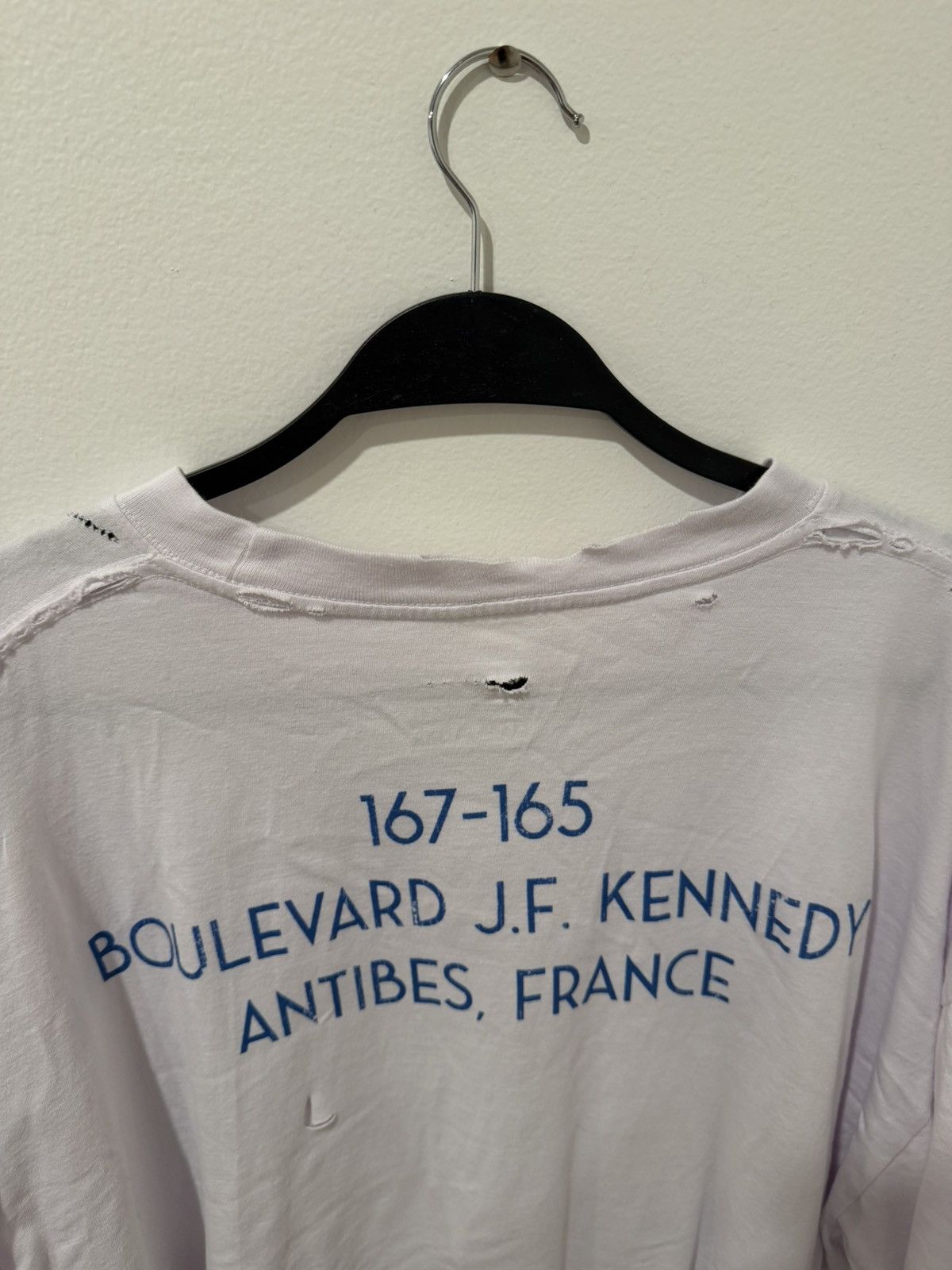 Other Hotel Du Cap Vintage JFK Tee (Crazy distressing) Size US XL / EU 56 / 4 - 6 Thumbnail