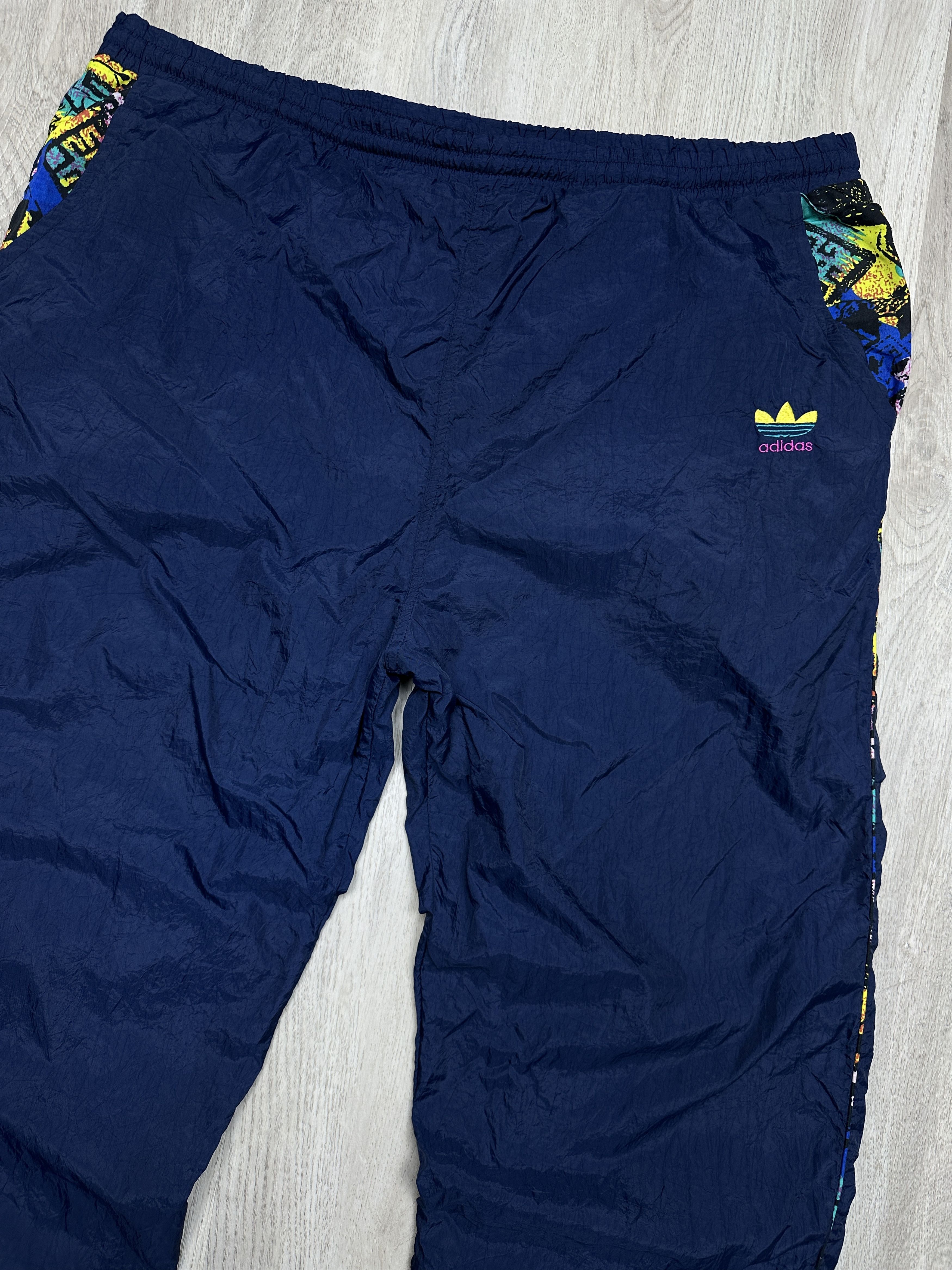 Adidas Adidas Vintage Mens Nylon Tracksuit Pants+Jacket Suit Size US 36 / EU 52 - 9 Thumbnail