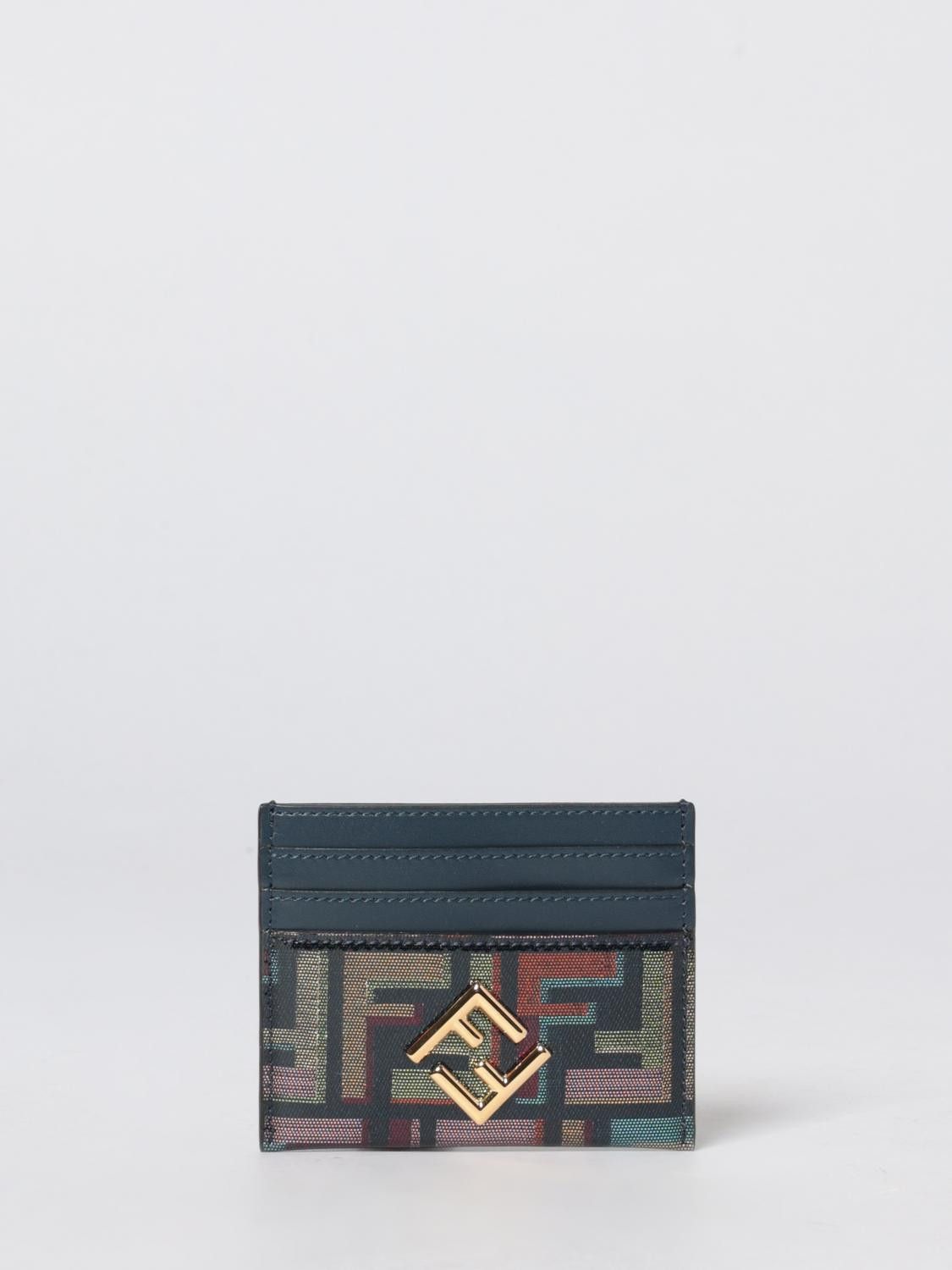 Fendi Fendi Wallet Woman Blue Size ONE SIZE - 1 Thumbnail