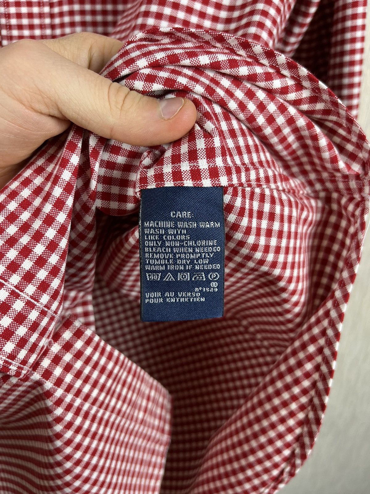 Ralph Lauren × Ralph Lauren Sport × Vintage Vintage Ralph Lauren Sport gingham classic shirt checked Size M / US 6-8 / IT 42-44 - 17 Thumbnail