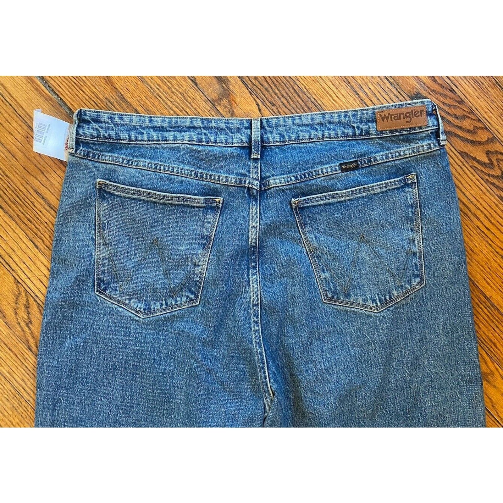 Wrangler NWT Wrangler Mid Jean Mens Loose Straight Inspection Sticker Size US 34 / EU 50 - 3 Thumbnail