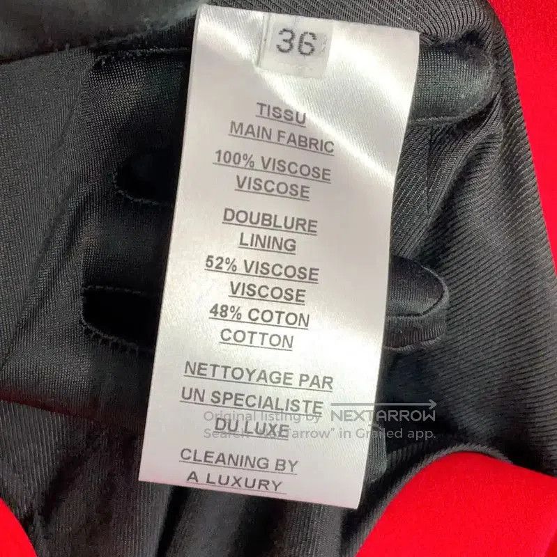 Balmain Balmain Red Wool Women's Blazer . Size S / US 4 / IT 40 - 9 Thumbnail