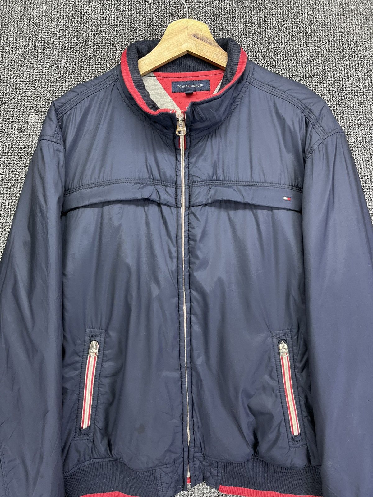 Tommy Hilfiger Vintage Tommy Hilfiger Zip Up Light Jacket Size US L / EU 52-54 / 3 - 5 Thumbnail