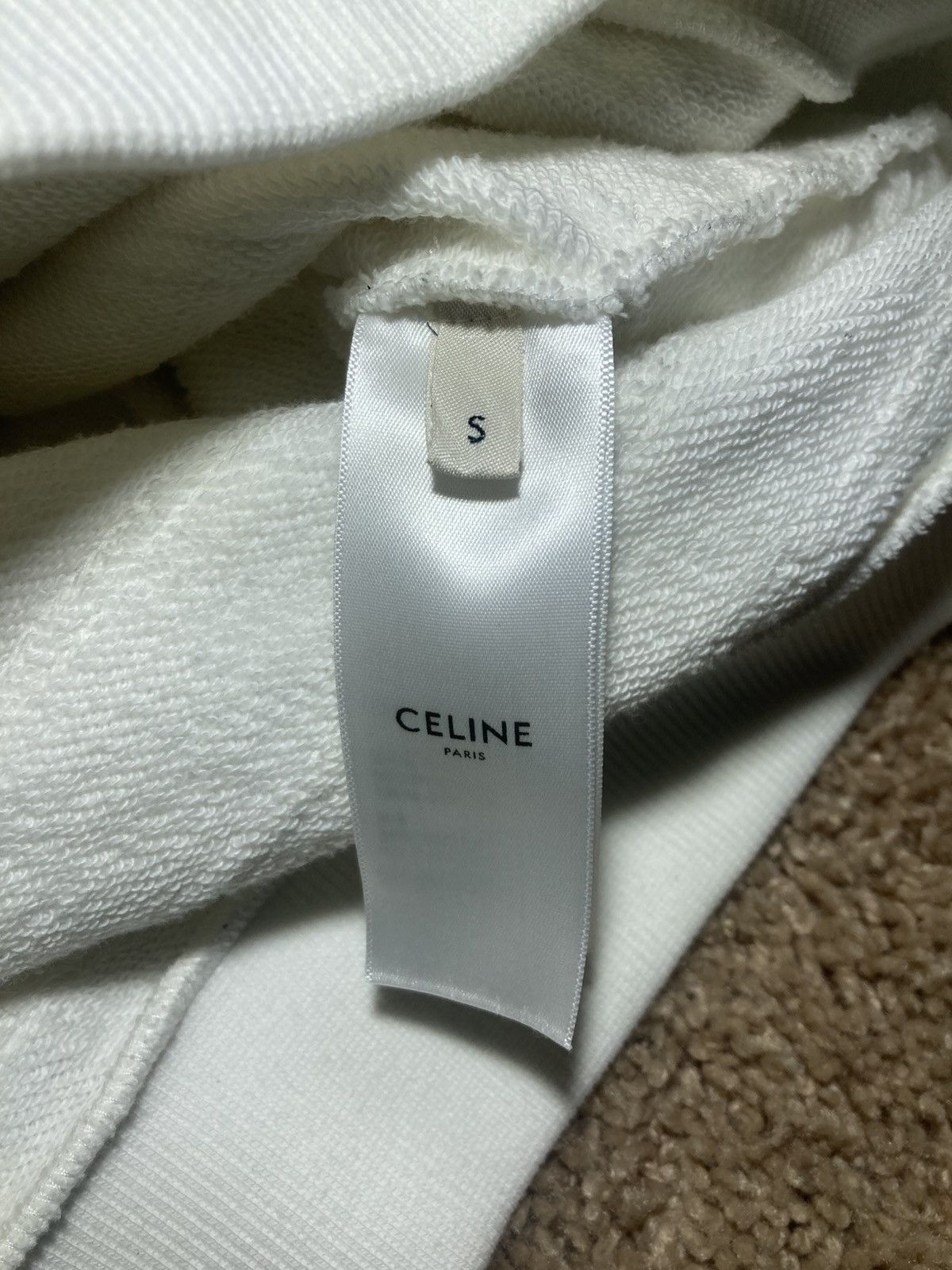 Celine × Hedi Slimane AW22 Celine Fringe C Logo Sweater 2022 Hedi Frill 2022 Print Size US S / EU 44-46 / 1 - 7 Thumbnail