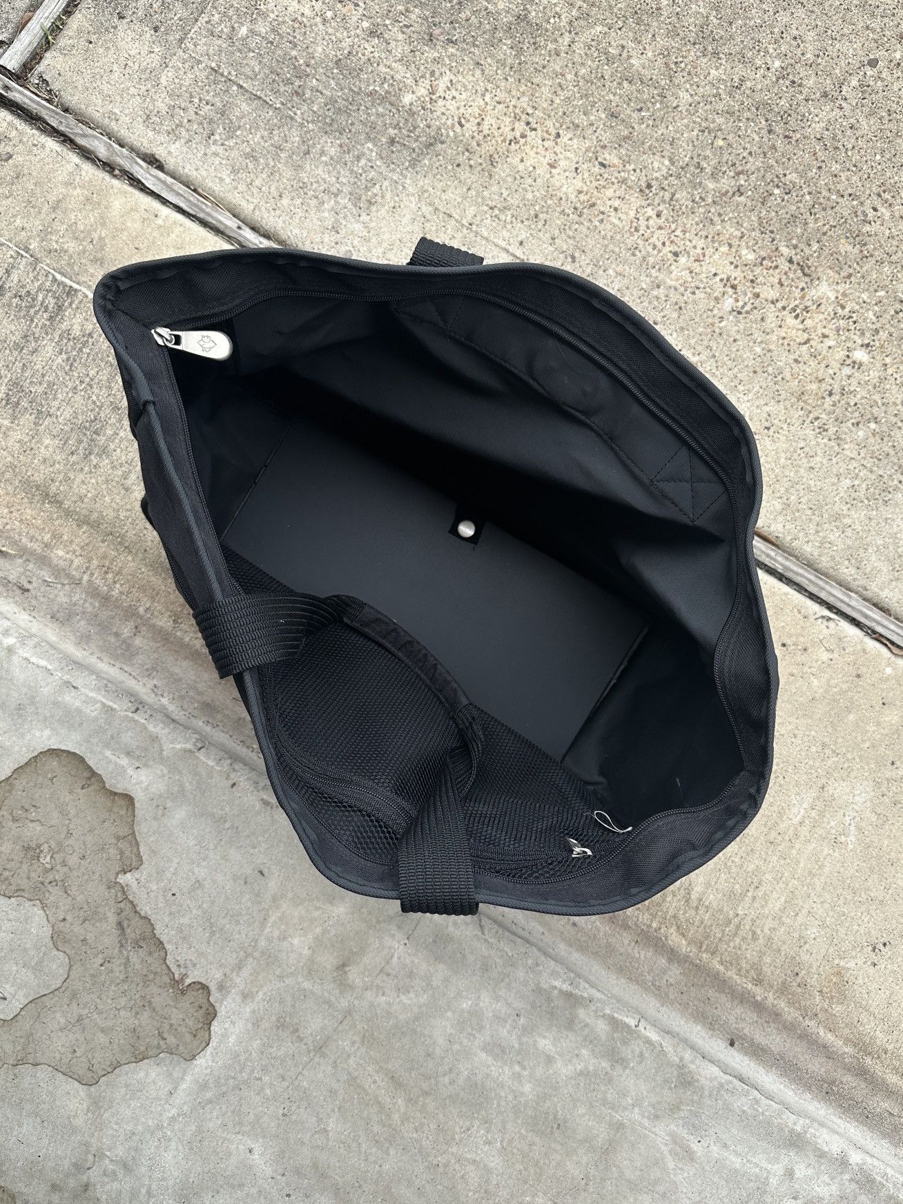 Vintage Vintage Black Travel Tote Bag Size ONE SIZE - 3 Thumbnail