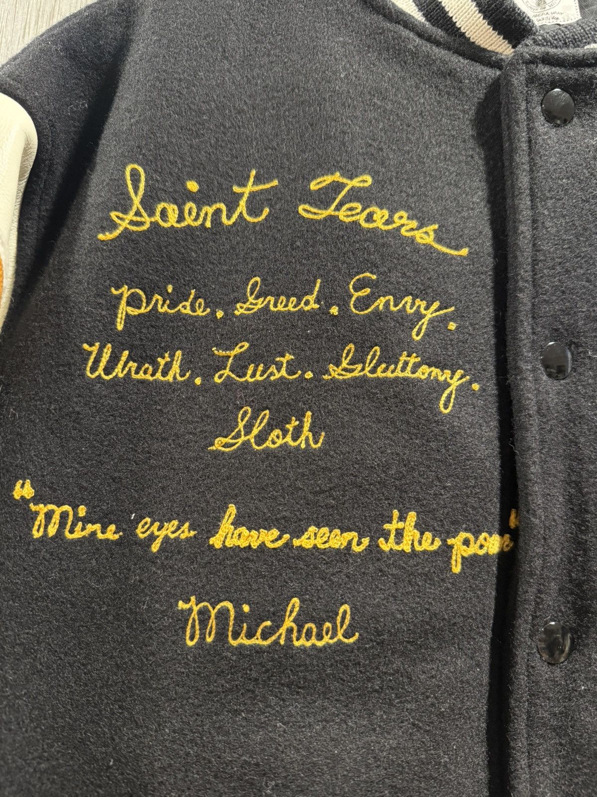 DENIM TEARS × Saint Michael Saint Michael Denim Tears Patches Varsity Jacket Size US M / EU 48-50 / 2 - 4 Thumbnail