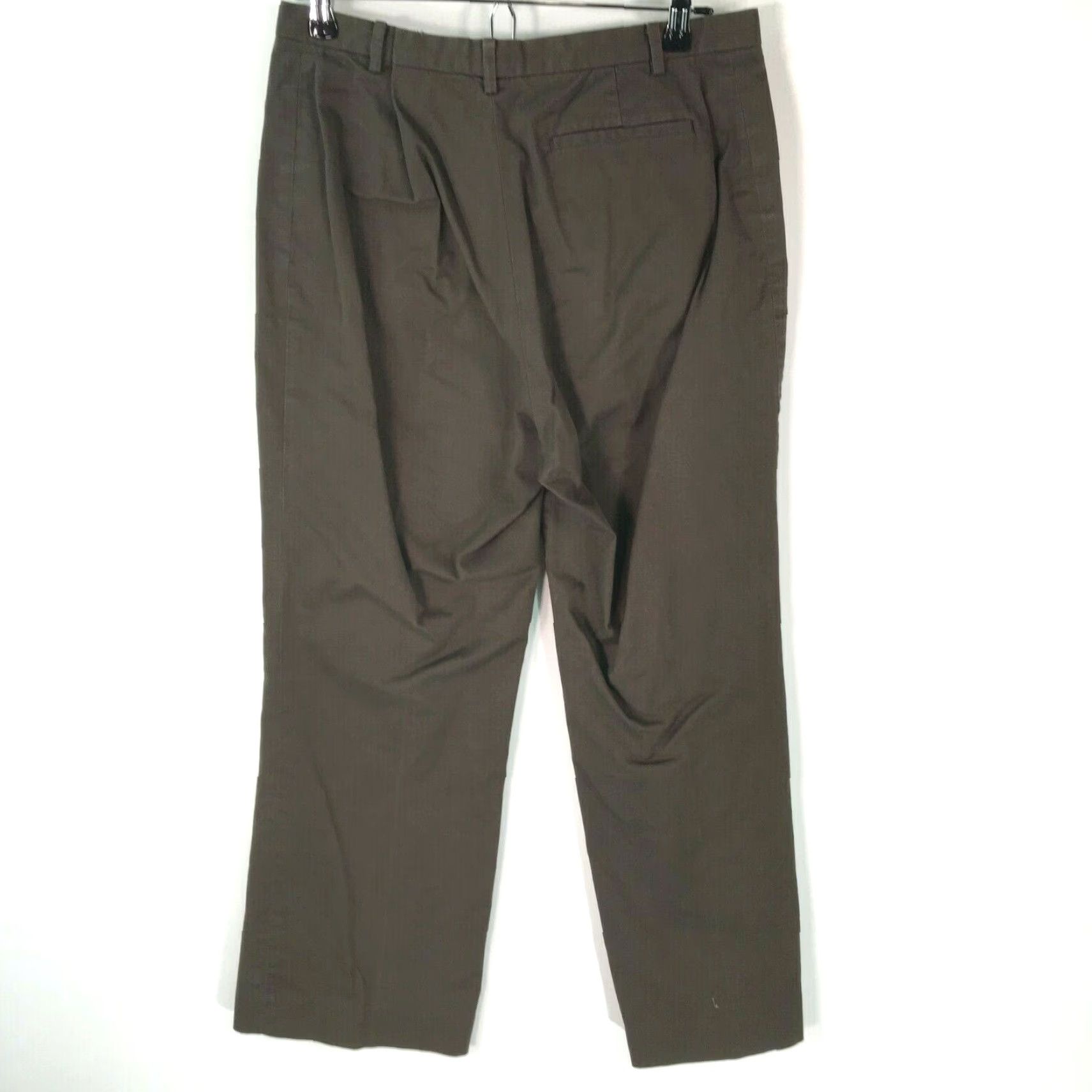 Gap Gap Womens Casual Regular Cropped Stretch Brown Dress Pants Size 12 Size 34" / US 12 / IT 48 - 2 Thumbnail