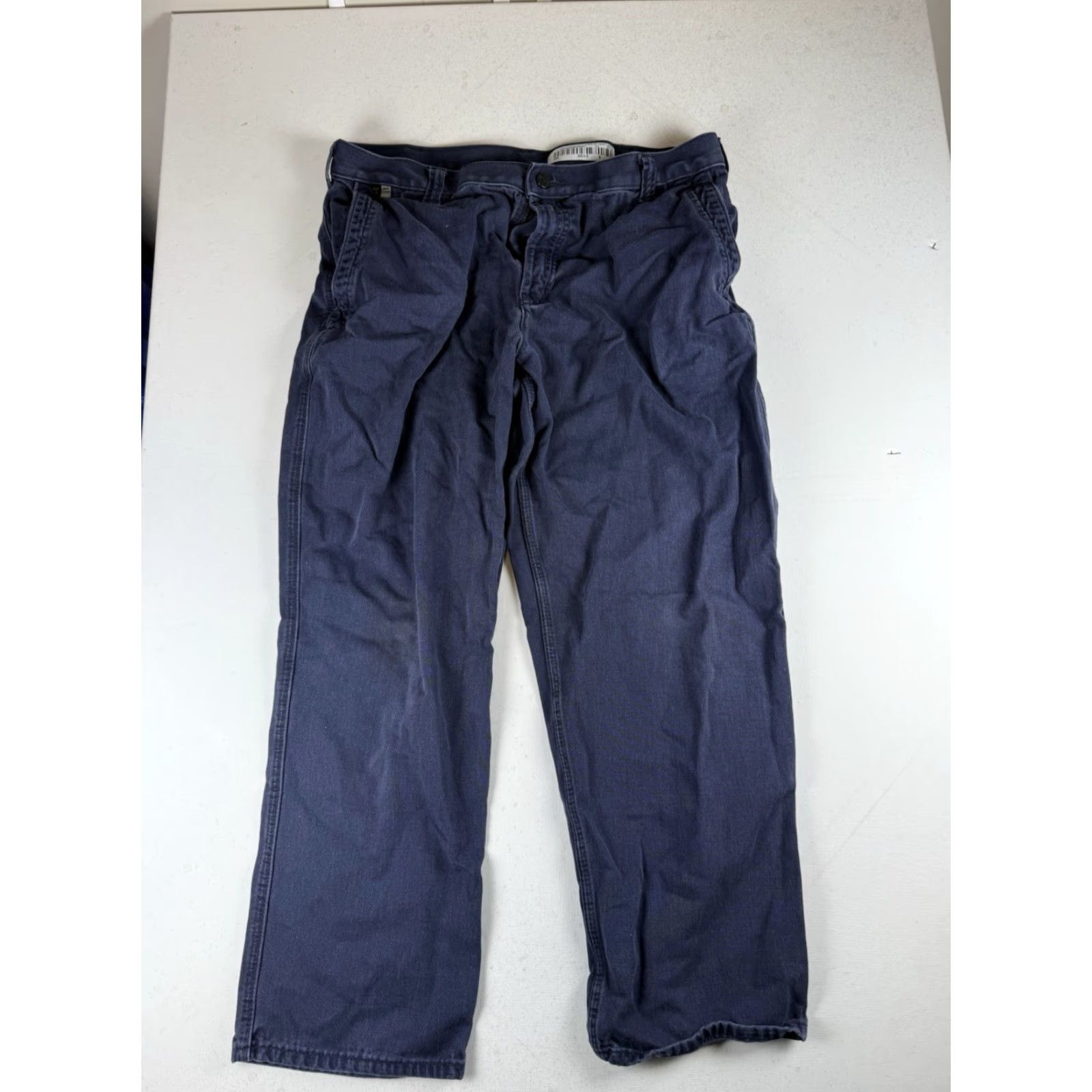 Carhartt VINTAGE Carhartt FR Flame Resistant Pants Navy Blue 36x30 Men Casual Work 371-20 Size US 36 / EU 52 - 5 Thumbnail