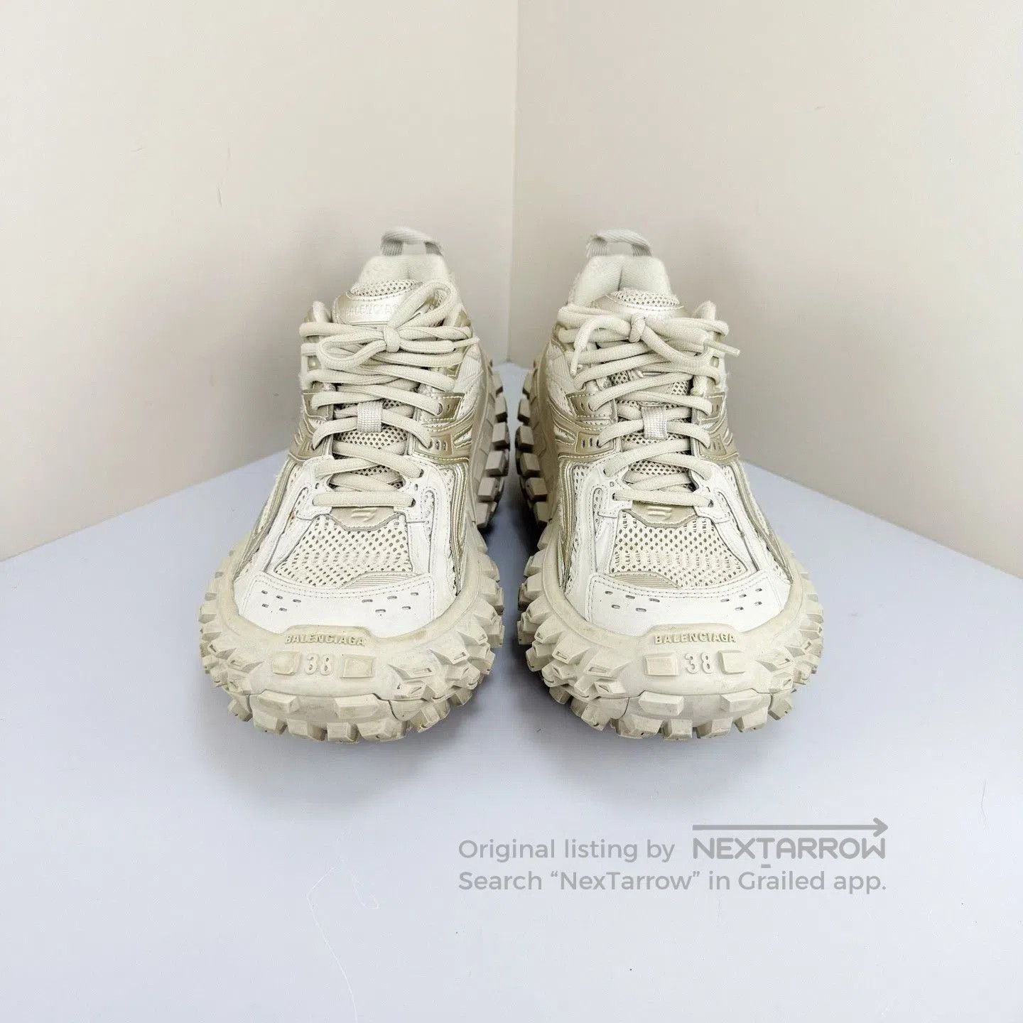 Balenciaga Balenciaga Sand Tyre Shoes. Size US 7 / IT 37 - 2 Thumbnail