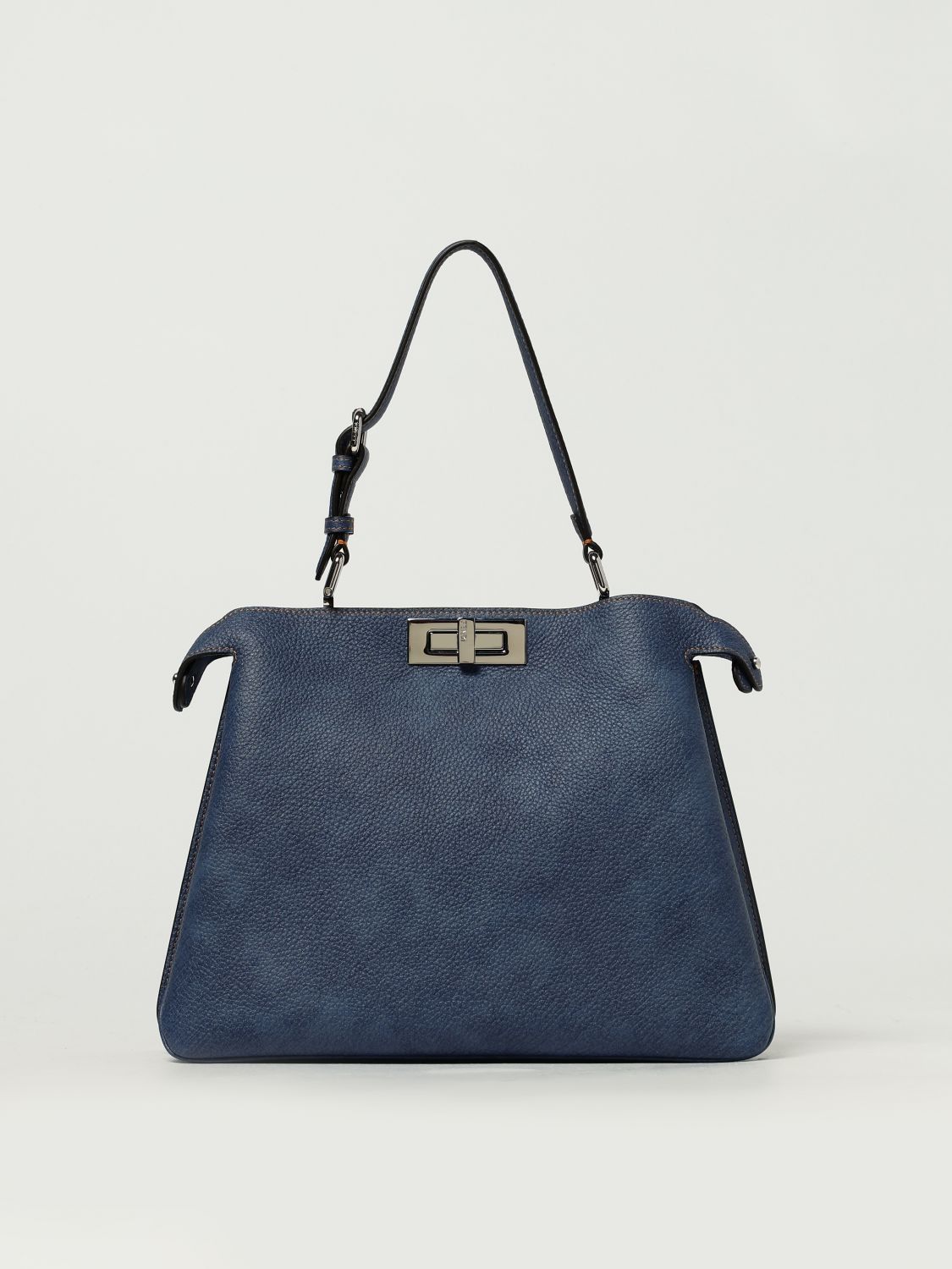 Fendi Shoulder Bag Woman Blue, Women's