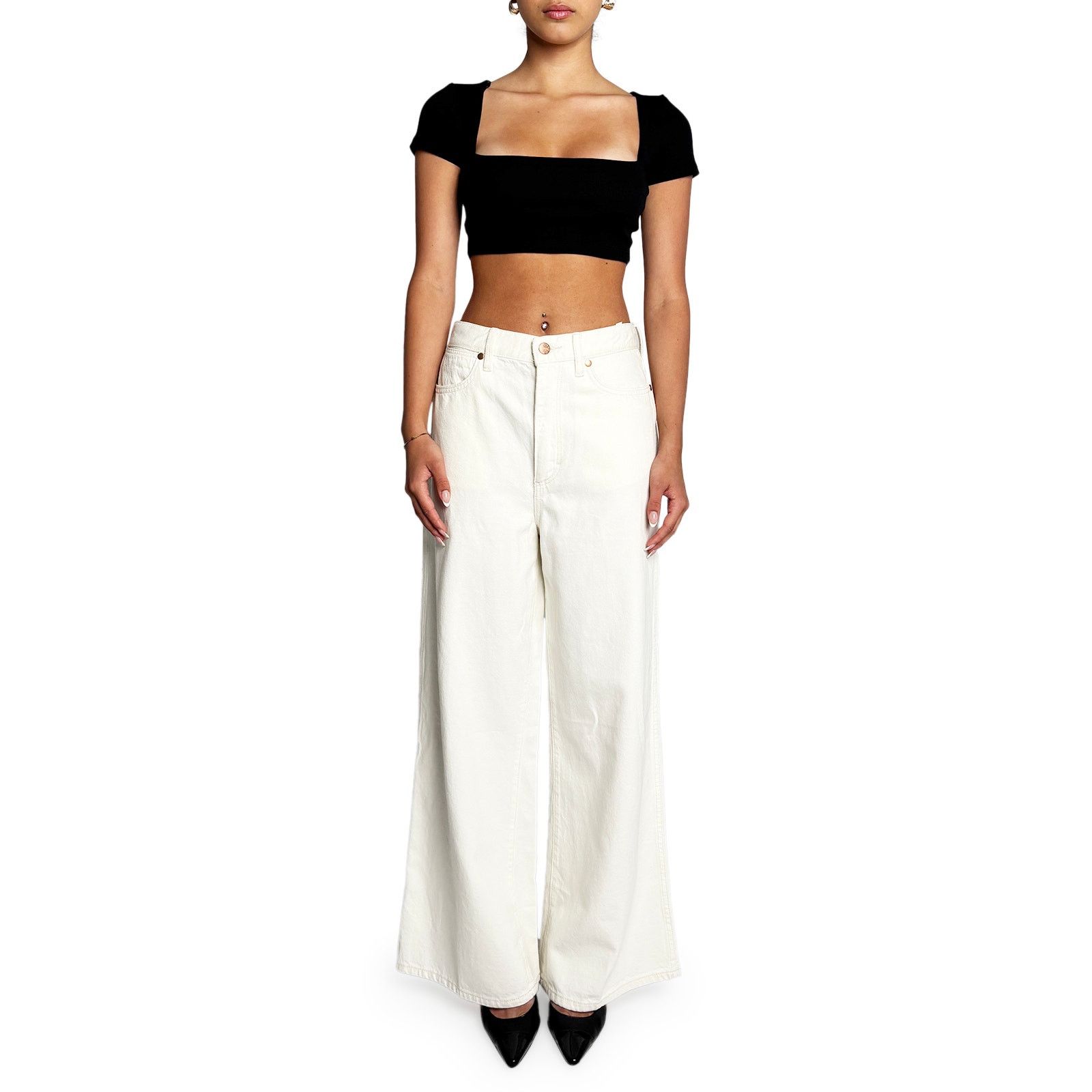 Wrangler White jeans Size 28" / US 6 / IT 42 - 1 Thumbnail