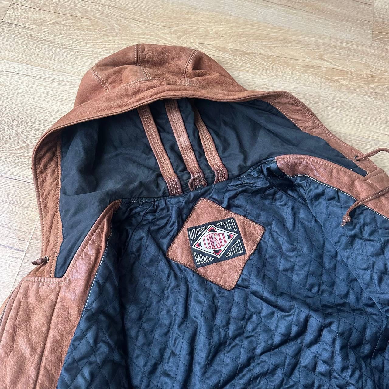 Diesel Diesel Leather Flying Cougar Jacket Size US XL / EU 56 / 4 - 7 Thumbnail
