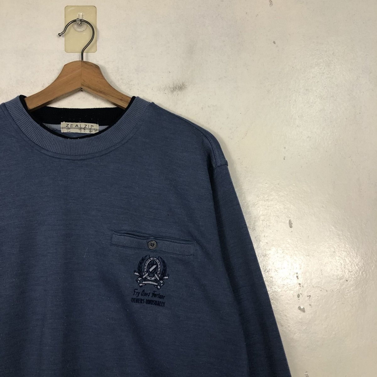 Japanese Brand 📌Vintage Sweatshirt Embroidery Zeal Zip Issey Miyake Size US M / EU 48-50 / 2 - 8 Thumbnail