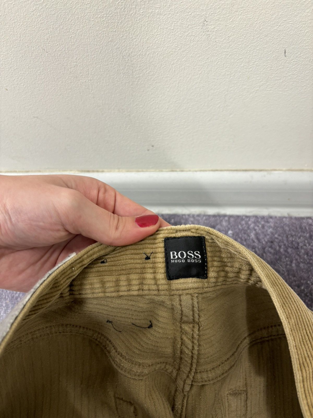 Hugo Boss Vintage 90s Hugo Boss Corduroy Rare Straight Fit Pants Jeans Size US 30 / EU 46 - 8 Thumbnail