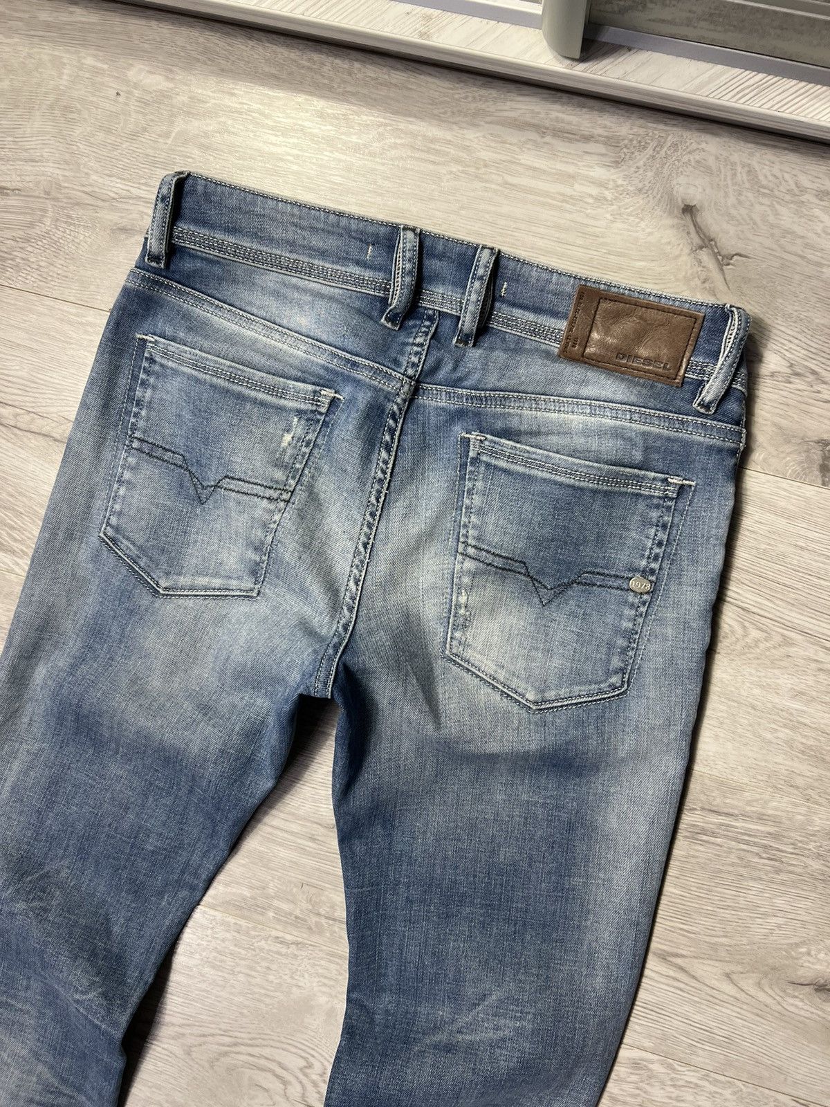 Diesel × Vintage Diesel D.N.A 2016 Sleenker Slim-Skinny Distressed Jeans Pant Size US 28 / EU 44 - 11 Thumbnail