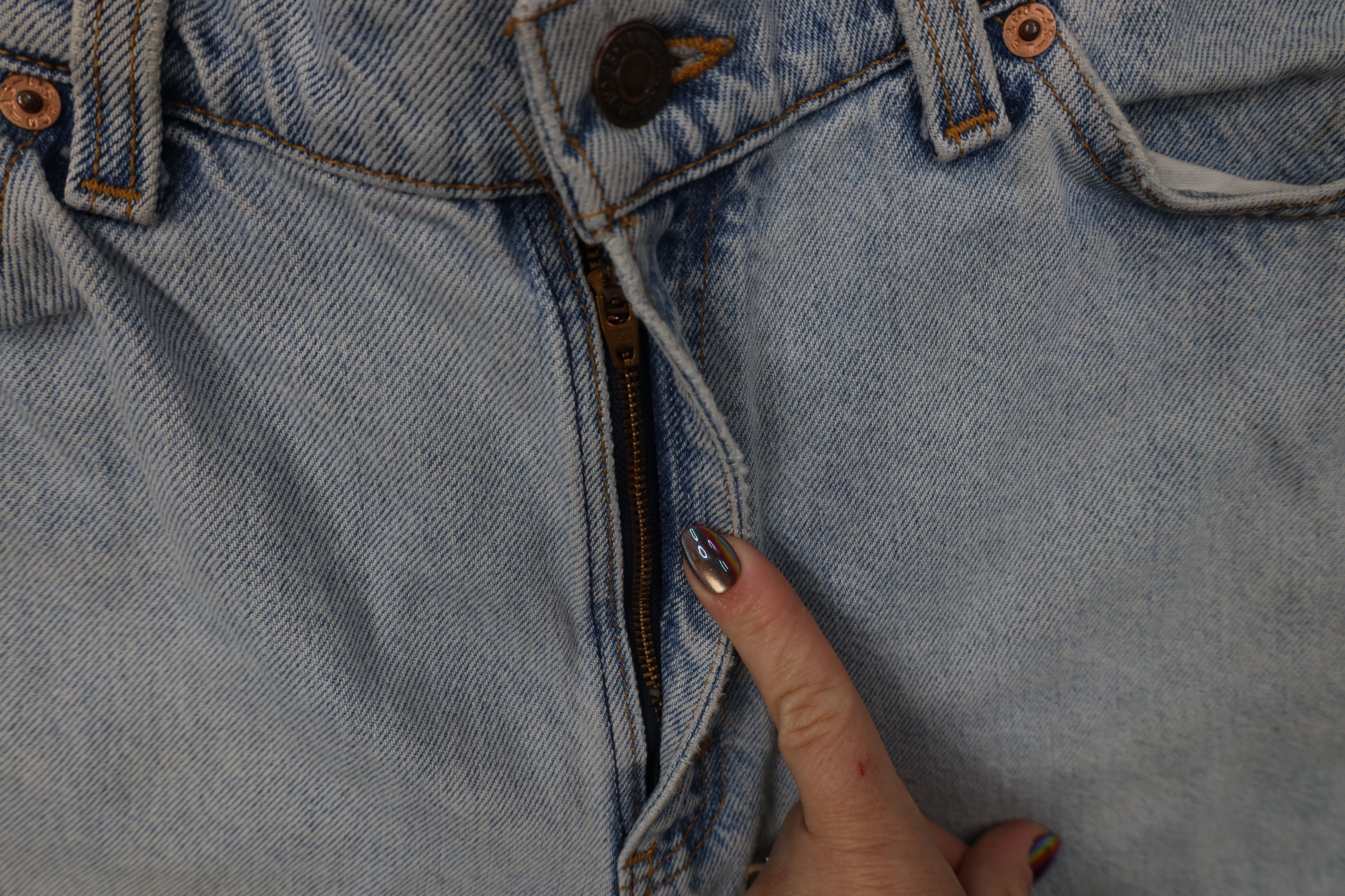Levi's Vintage 90s Levis 912 Orange Tab Fit Tapered Leg Jeans USA Size 30" / US 8 / IT 44 - 6 Thumbnail