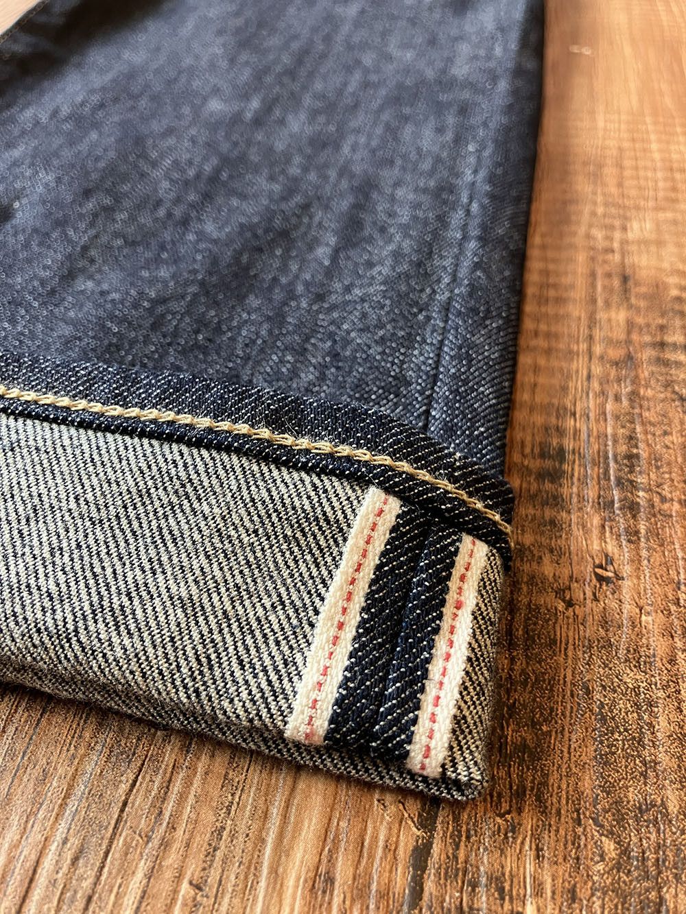 KURO KURO DENIM “Helvetica” W31xL32 One Wash Japanese Selvedge Size US 31 - 10 Thumbnail