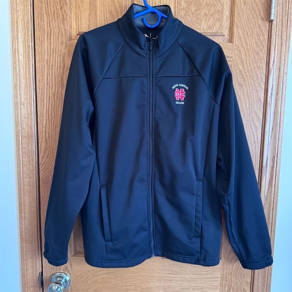 Antigua Antigua Unisex Varsity Jacket M Black Full-Zip North Centra Size M / US 6-8 / IT 42-44 - 1 Thumbnail