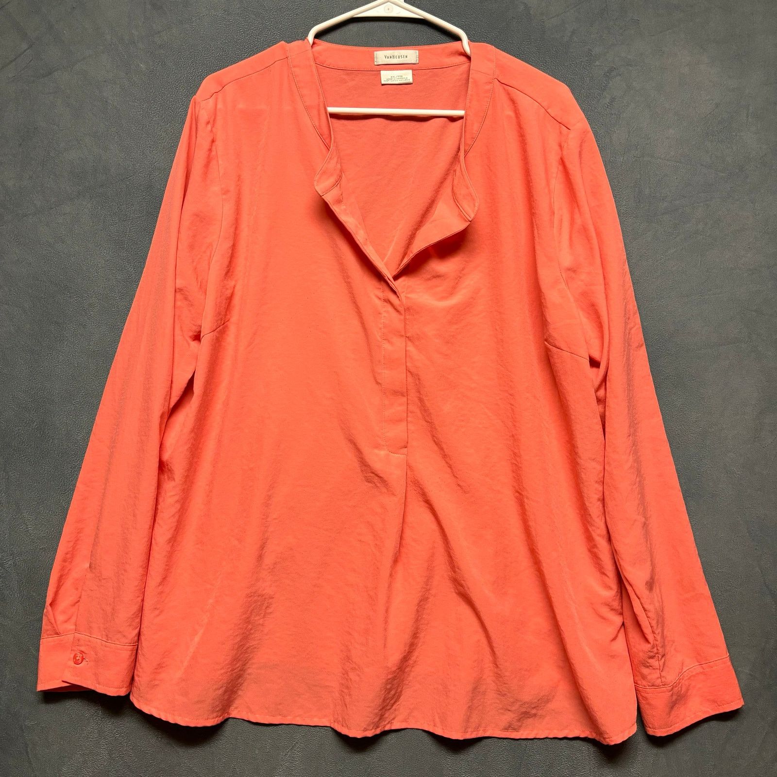 Van Heusen Van Heusen Blouse Womens XXL Plus Size Comfy Casual Business Size XXL / US 16-18 / IT 52-54 - 1 Thumbnail