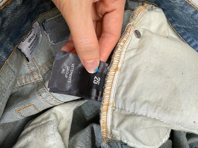 Vetements Vetements Middle Denim Pants 2506-Nextarrow Size 25" / US 0 / IT 36 - 9 Thumbnail