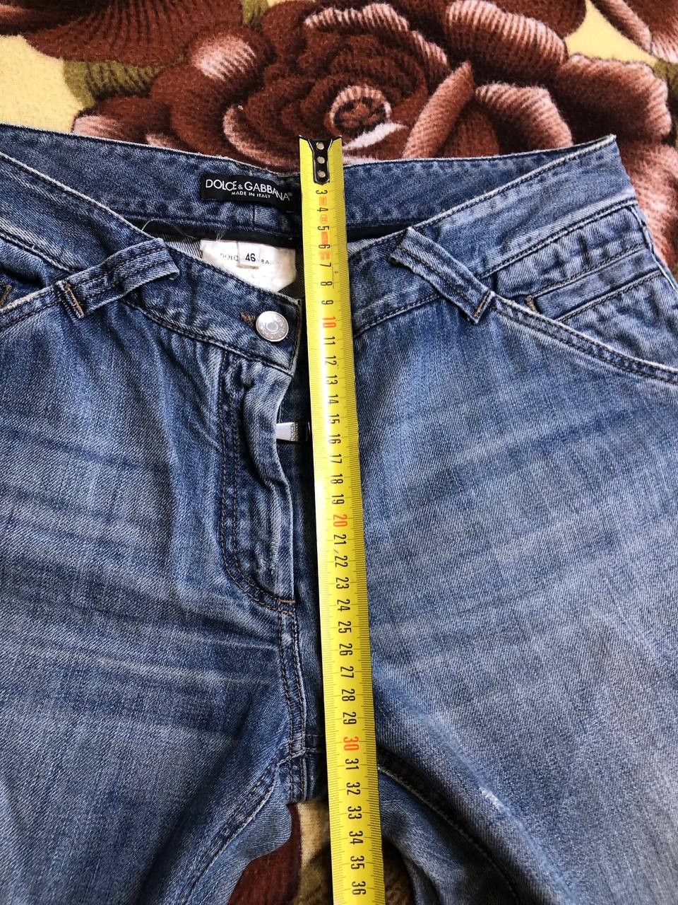 Dolce & Gabbana Vintage Dolce & Gabbana Denim Jeans Baggy Y2K Metal Logo DG Size 32" / US 10 / IT 46 - 12 Thumbnail