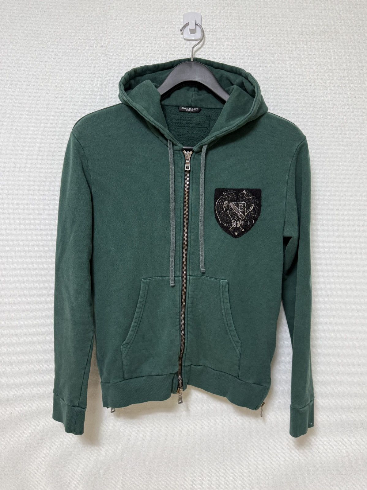 Balmain Balmain Ss/11 graffiti zip up hoodie | Grailed