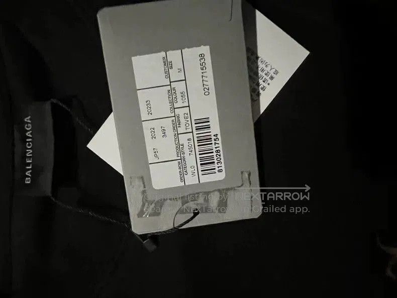 Balenciaga Balenciaga Sanskrit Dyed Long Sleeve M. Size US M / EU 48-50 / 2 - 5 Thumbnail
