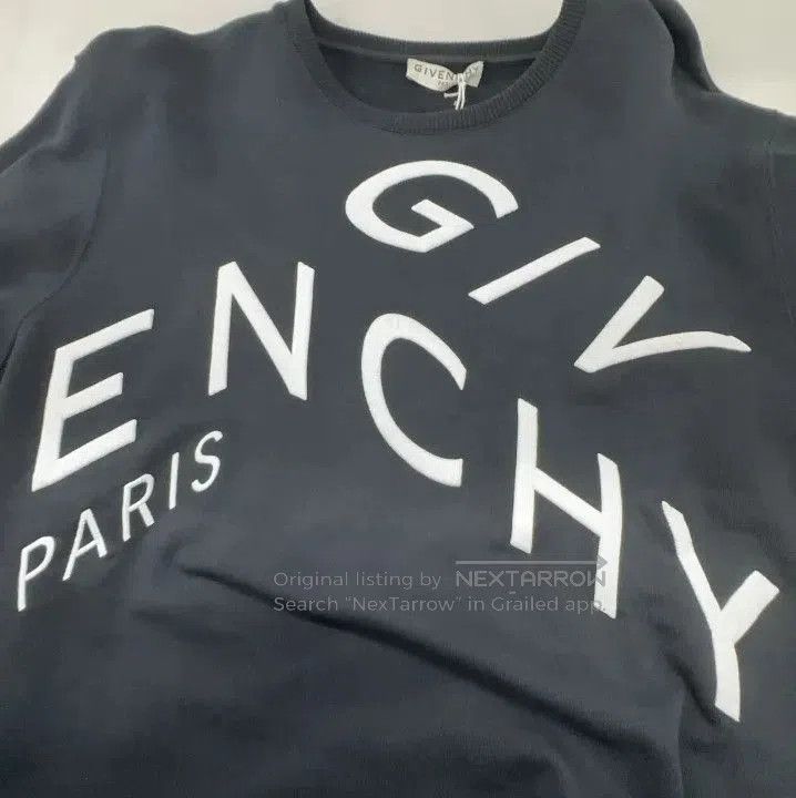 Givenchy Givenchy Men's Solid Black Long-Sleeve Sweatshirt. Size US XL / EU 56 / 4 - 4 Thumbnail