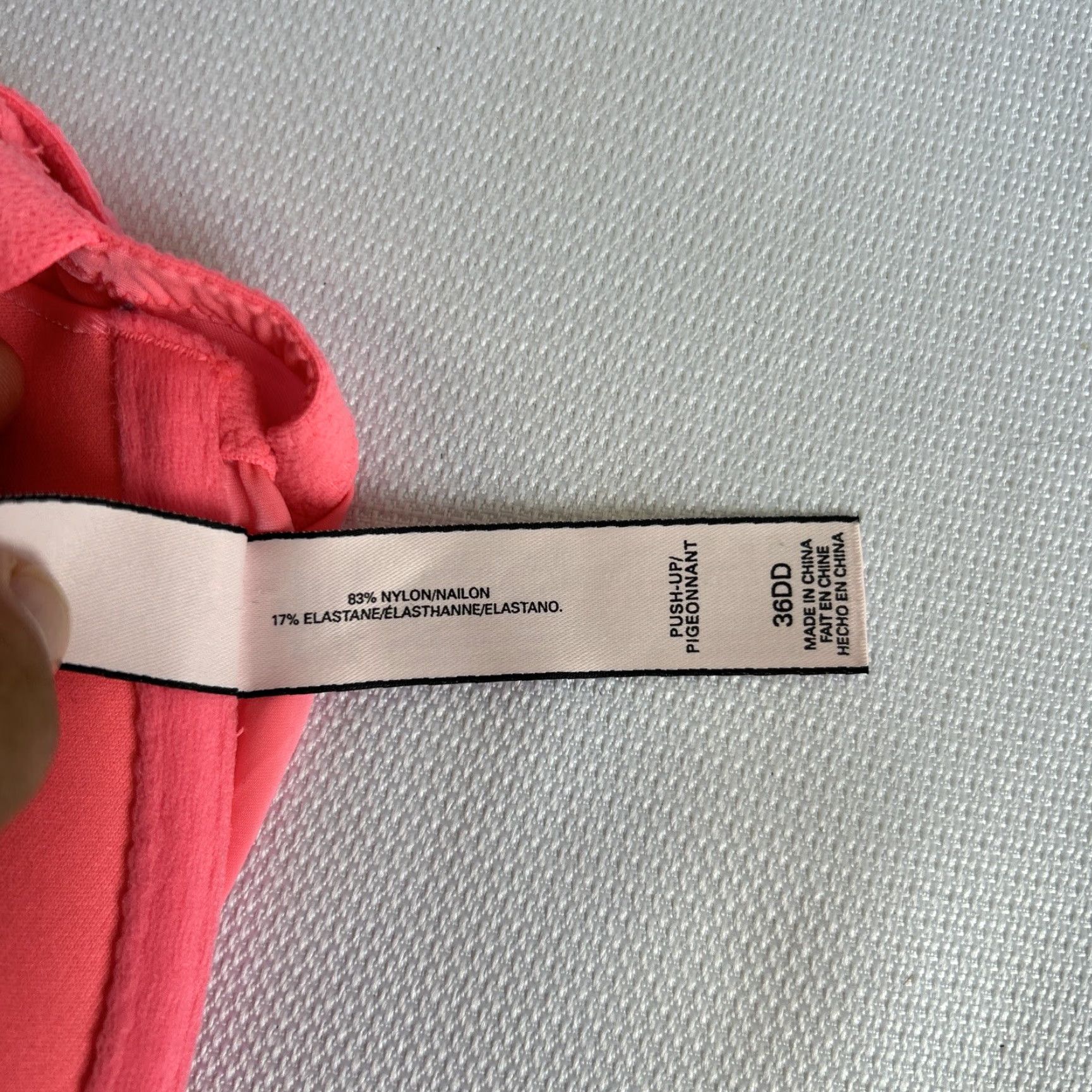 Victoria's Secret Victoria's Secret Bra 36DD Pink Racerback T-Shirt Front Close Womens Underwired DD Lace Size ONE SIZE - 6 Thumbnail