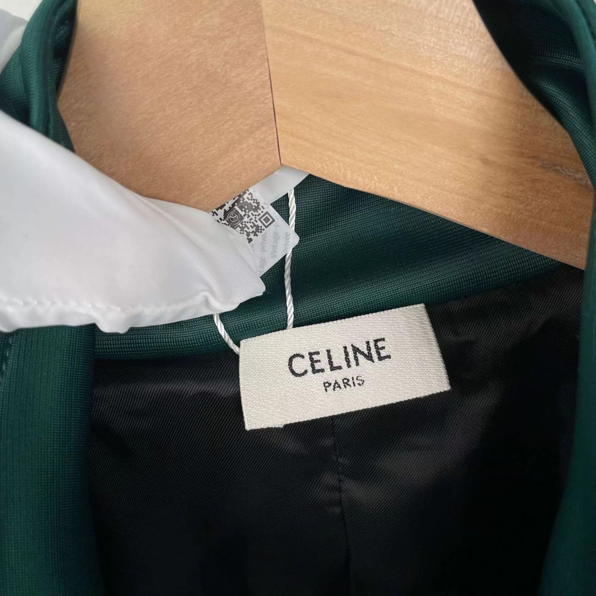 Celine Celine Polyester Green L Jacket 260419JCLXH22 Size US L / EU 52-54 / 3 - 5 Thumbnail