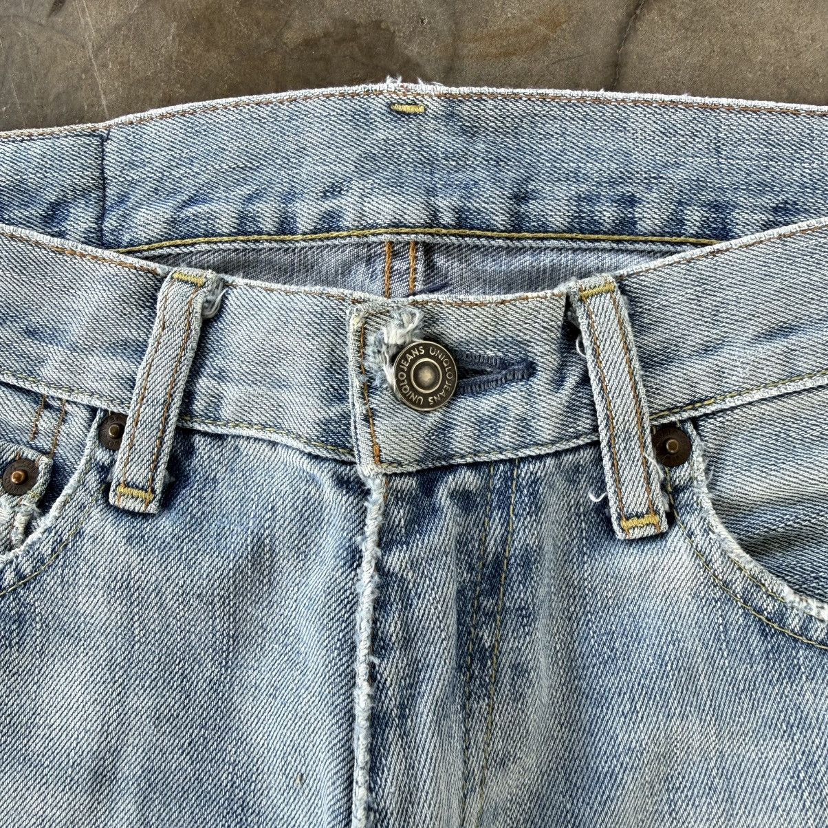 Japanese Brand W30 Vintage Japanese S003 Faded Ripped Denim Jean Pant Size US 30 / EU 46 - 4 Thumbnail