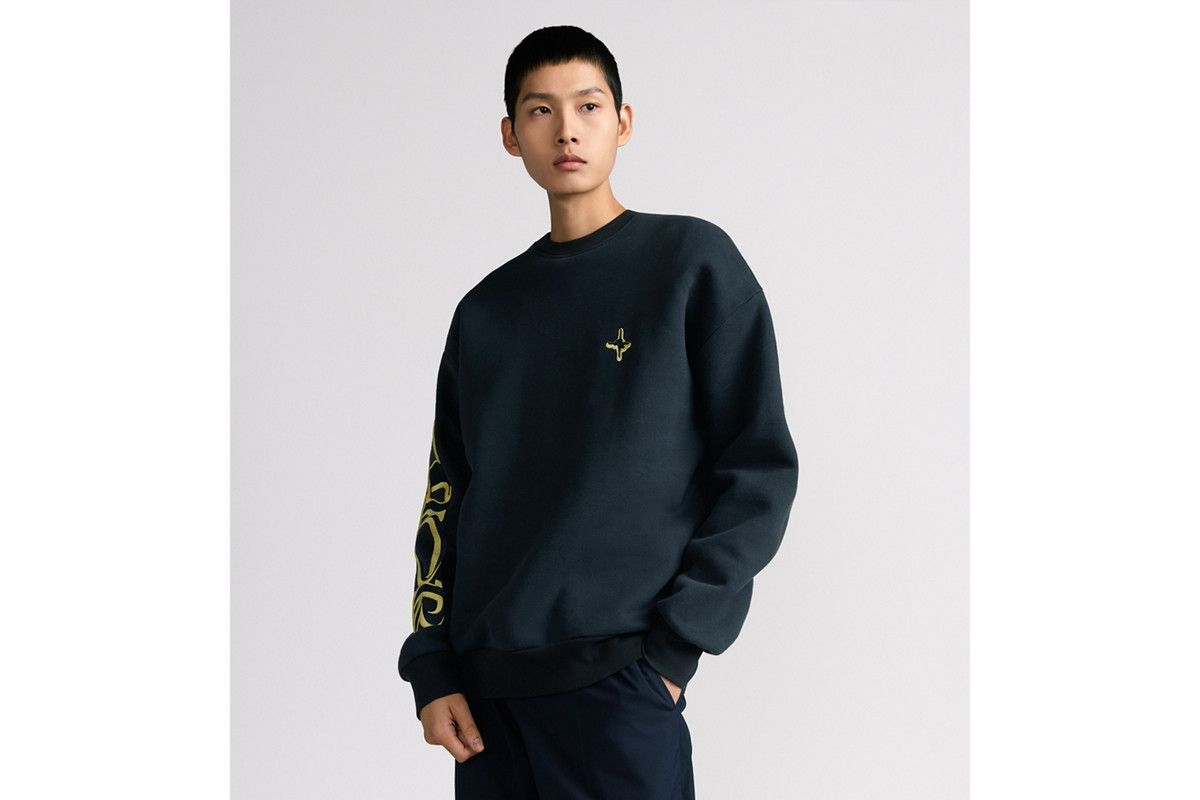 Dior o1bcso1str0326 Lewis Hamilton Sweatshirt in Navy Blue Size US M / EU 48-50 / 2 - 3 Thumbnail
